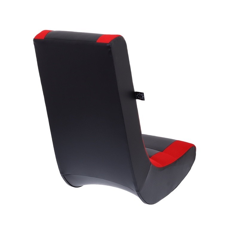 Rocker Gaming Chair Ergonomic Floor Chair Kids Teens Non Marking Base Black/Red