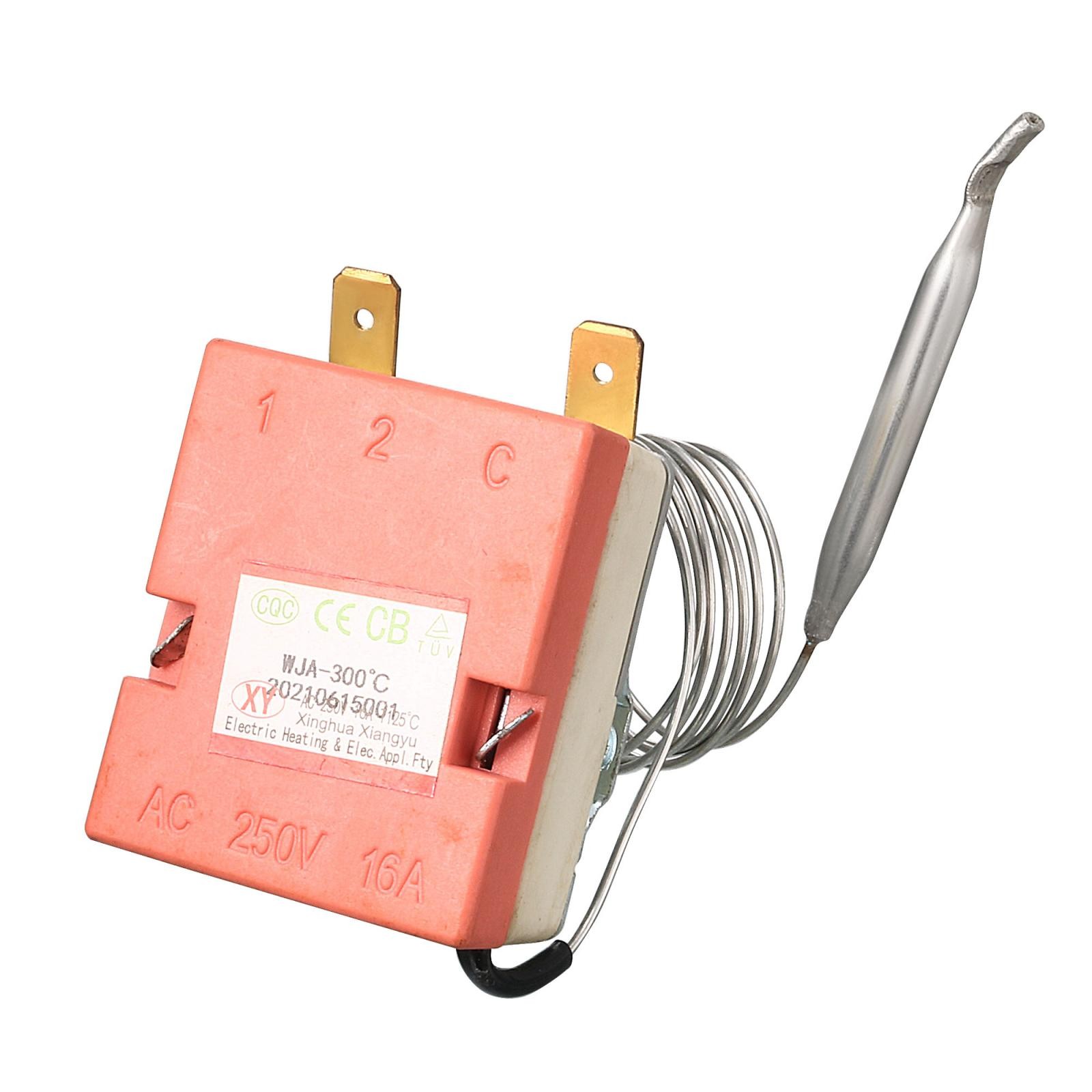 Electric Oven Thermostat, Adjustable Temperature Controller Switch 50-300℃ N.C
