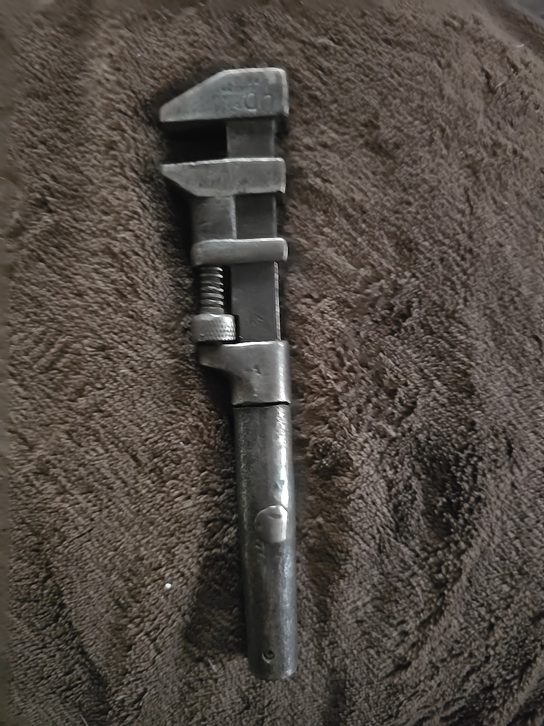 CQES 9" DD Vintage Adjustable Wrench Plus Extra Unbranded Adjustable Wrench