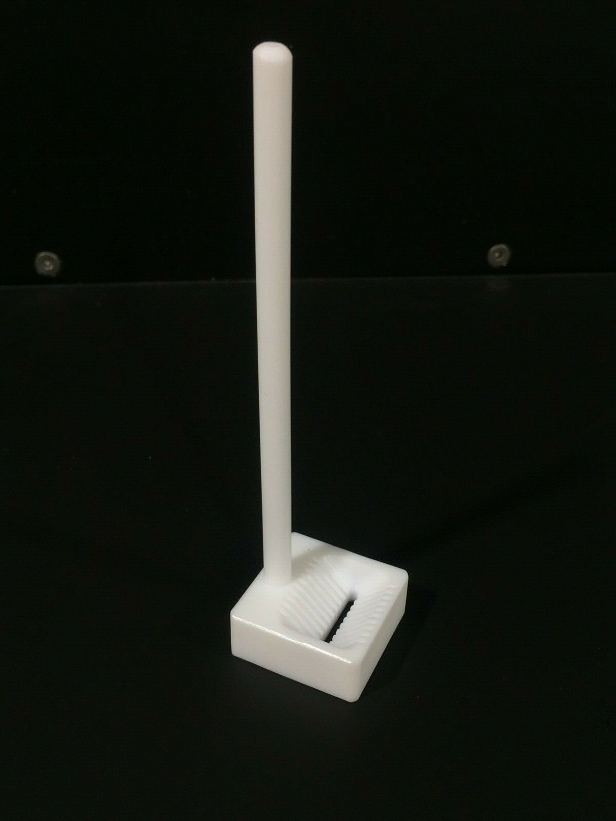 PTFE Labware ~ Fluoro Wafer Dipper ~ 1.25" O.D. ~ 10 Slot ~ SM15.10SVwD1_Rev B