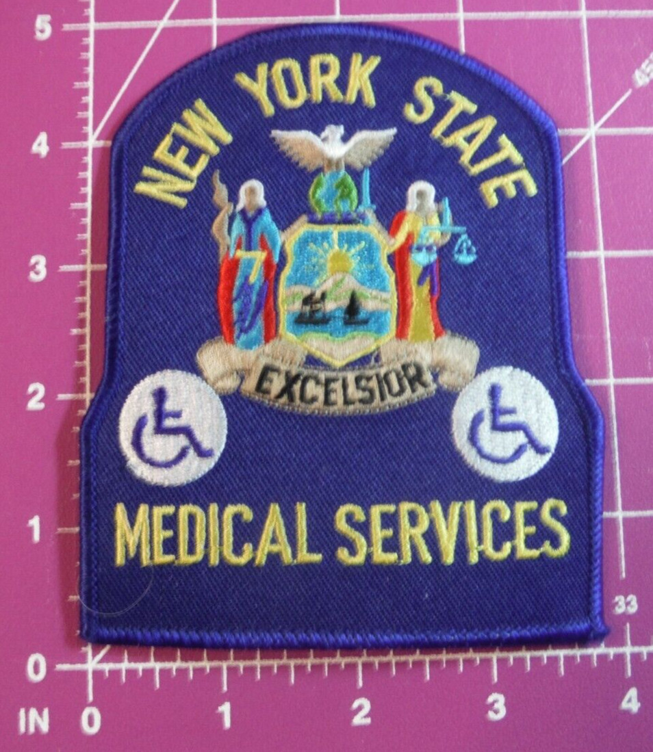 New York State Medical Services shoulder patch-new