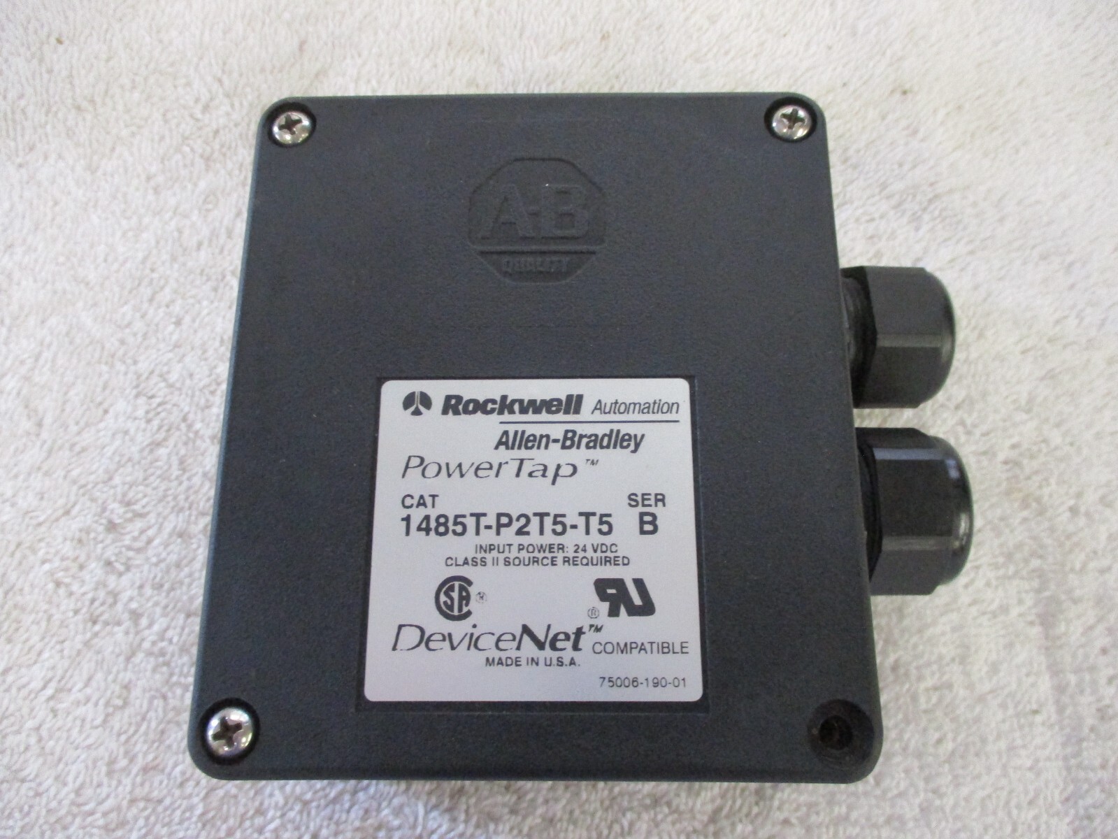 Allen Bradley DeviceNet PowerTap Power Device   1485T-P2T5-T5    Ser B