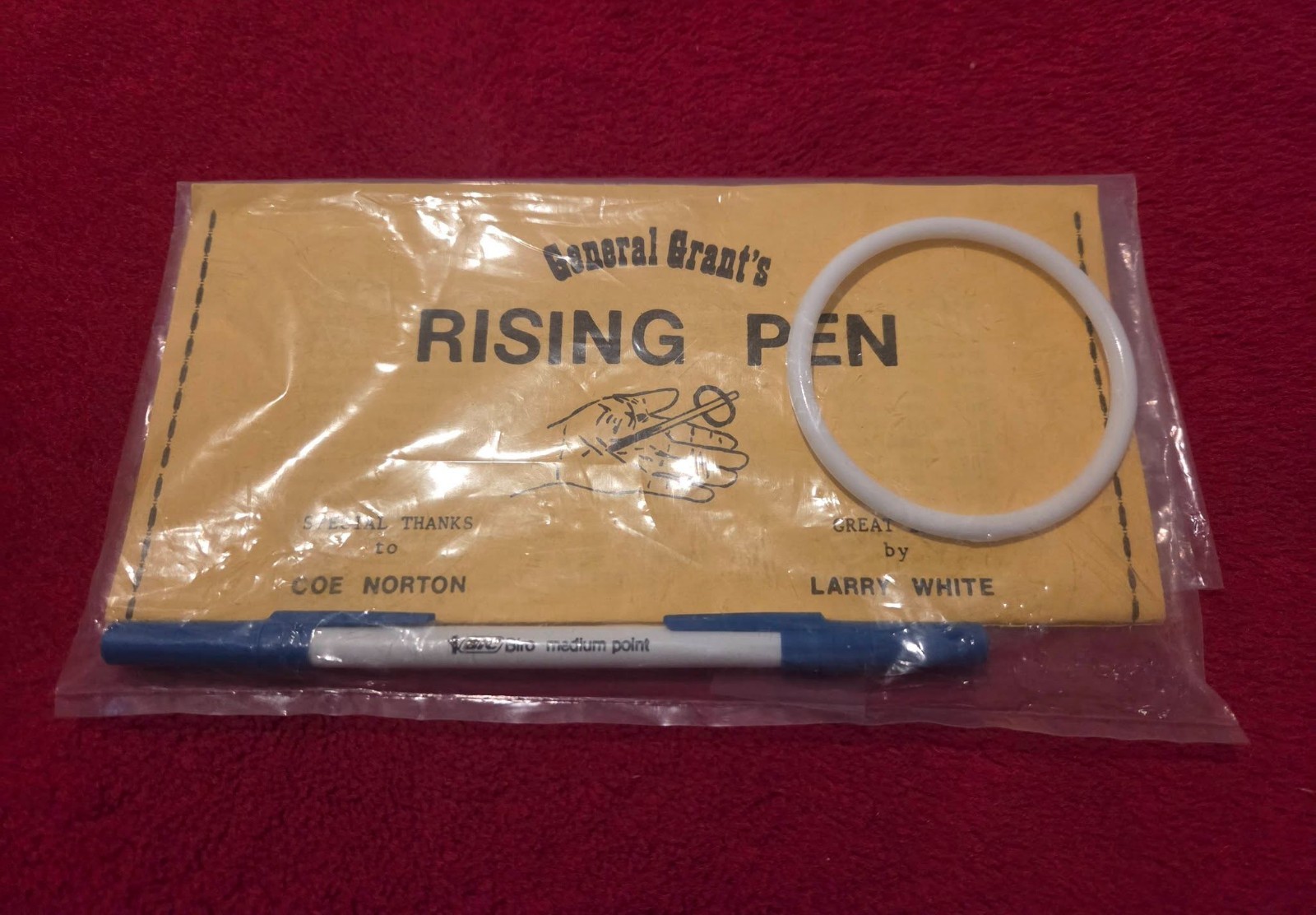 Rising Pen by Larry White/General Grant Magic Bizzare SIdeshow Mentalism Tricks