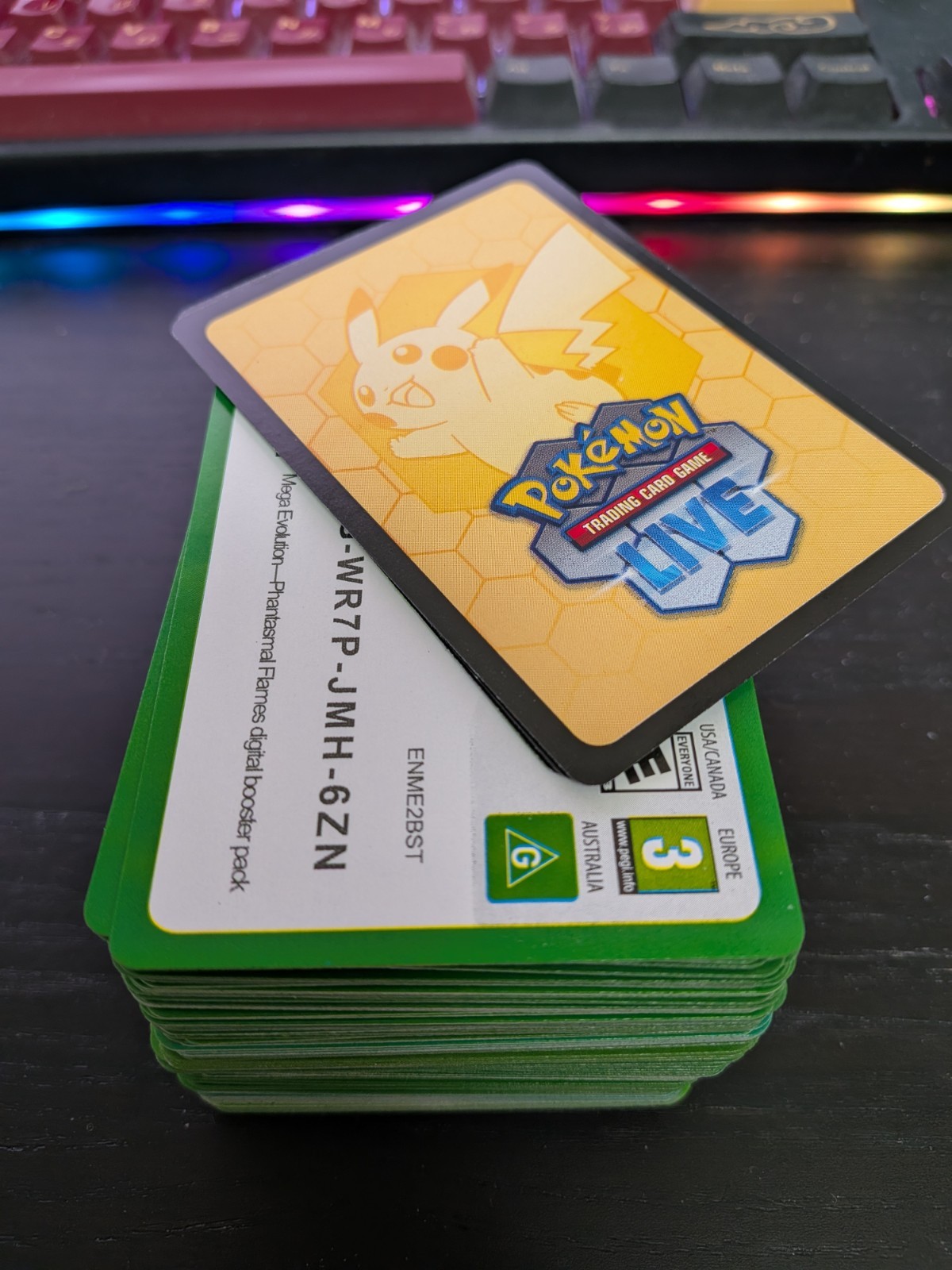 Pokemon - Phantasmal Flames TCG Code Cards (sent via eBay message)