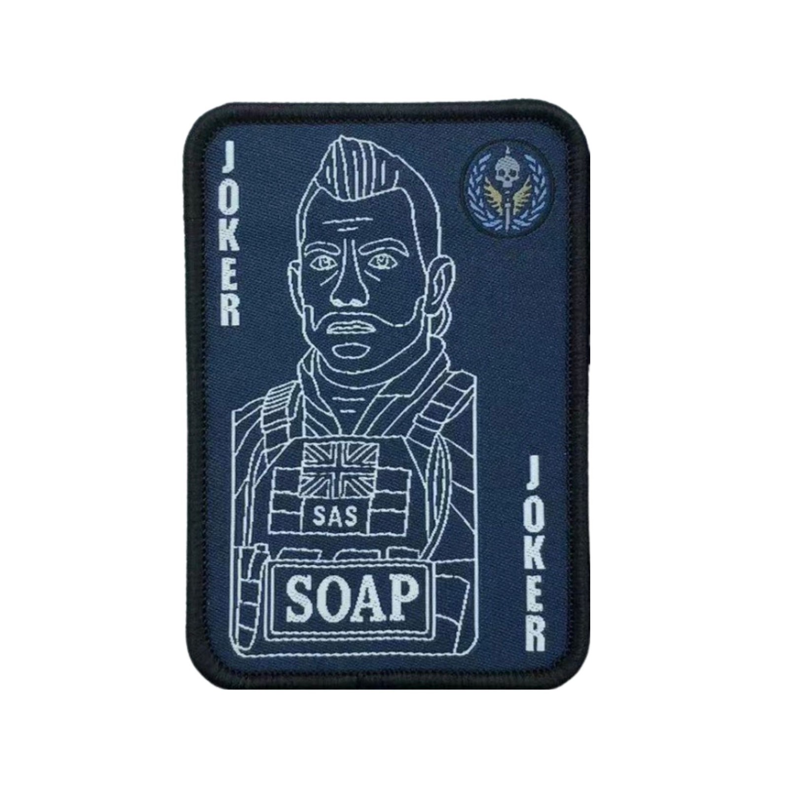 Duty Calls Soap Task Force Tactical Patch 3.5x2.5 Hook Fastener and Loop Patch