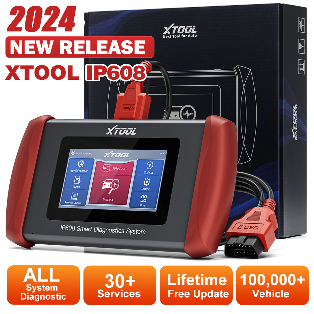 XTOOL IP608 Scan Tool Full System Diagnostic 30+ Service Coder Reader Scanner US