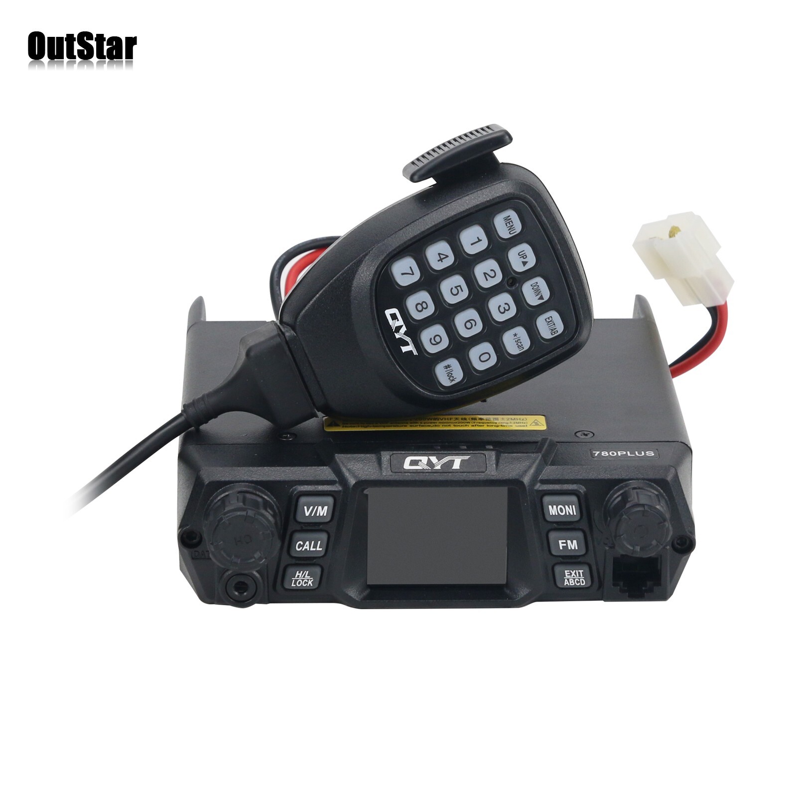 QYT KT-780Plus VHF 136-174Mhz Mobile Radio Transceiver 10-50KM for Vehicle Boat