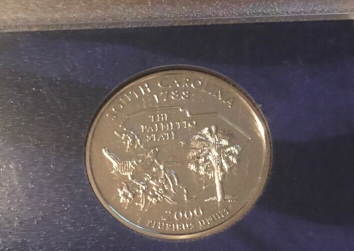 2000 S US Mint 50 State Quarters Proof Set. CLAD • #1029