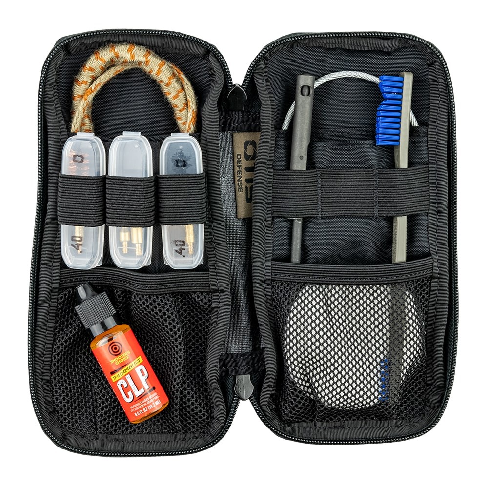 OTIS .40 Cal Defender Series Firearm Cleaning Kit, Portable Design (FG-901-40)