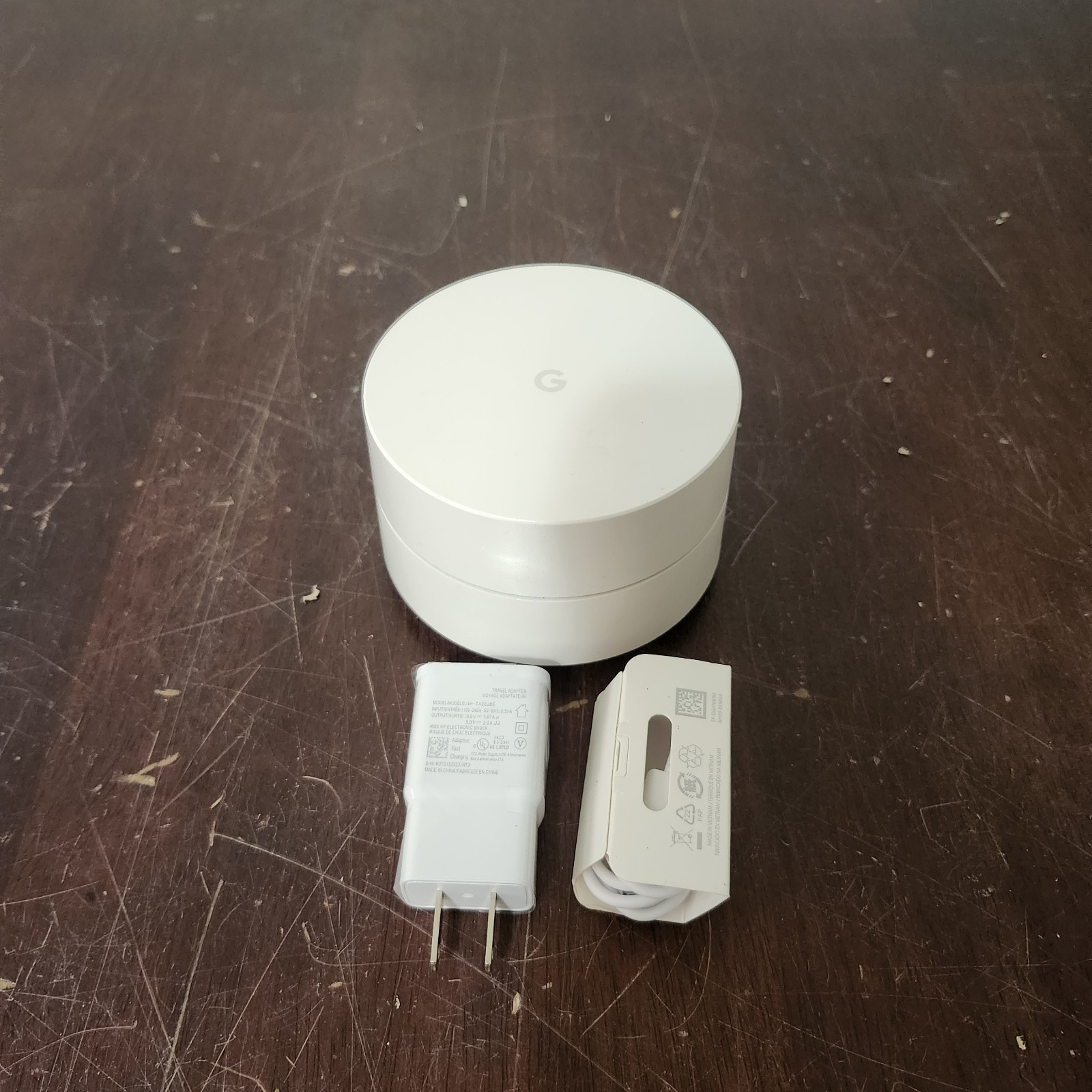 Google WIFI Access Point Router AC-1304 WIFI Google Mesh w/ Power Cord (Type C)