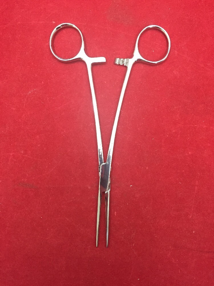 NEW ALAN SCOTT RANKIN HEMOSTATIC STRAIGHT FORCEPS 6-1/2"