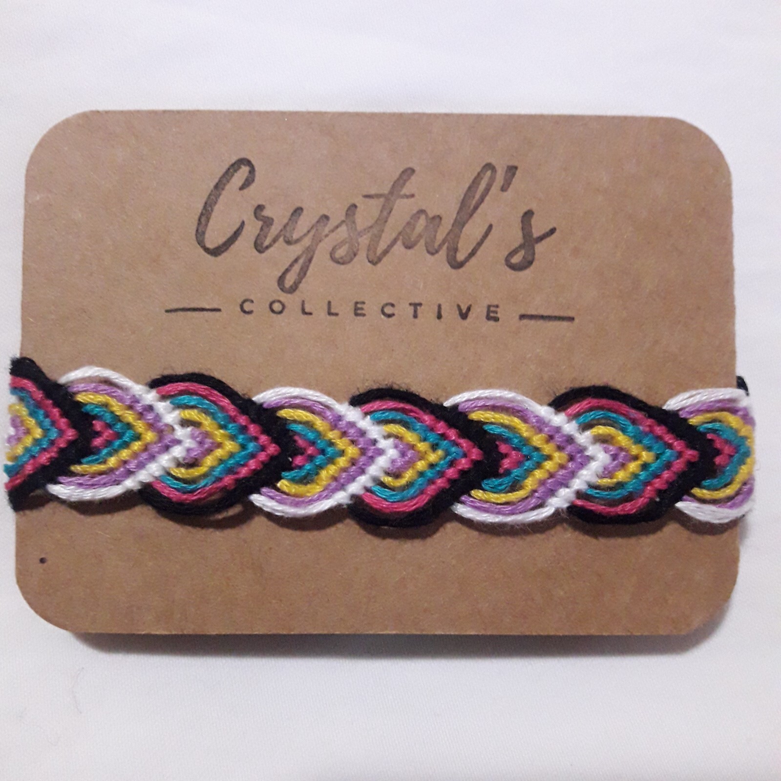 Midnight Friendship Bracelet Leaf Adjustable Handmade 6 inch High Quality