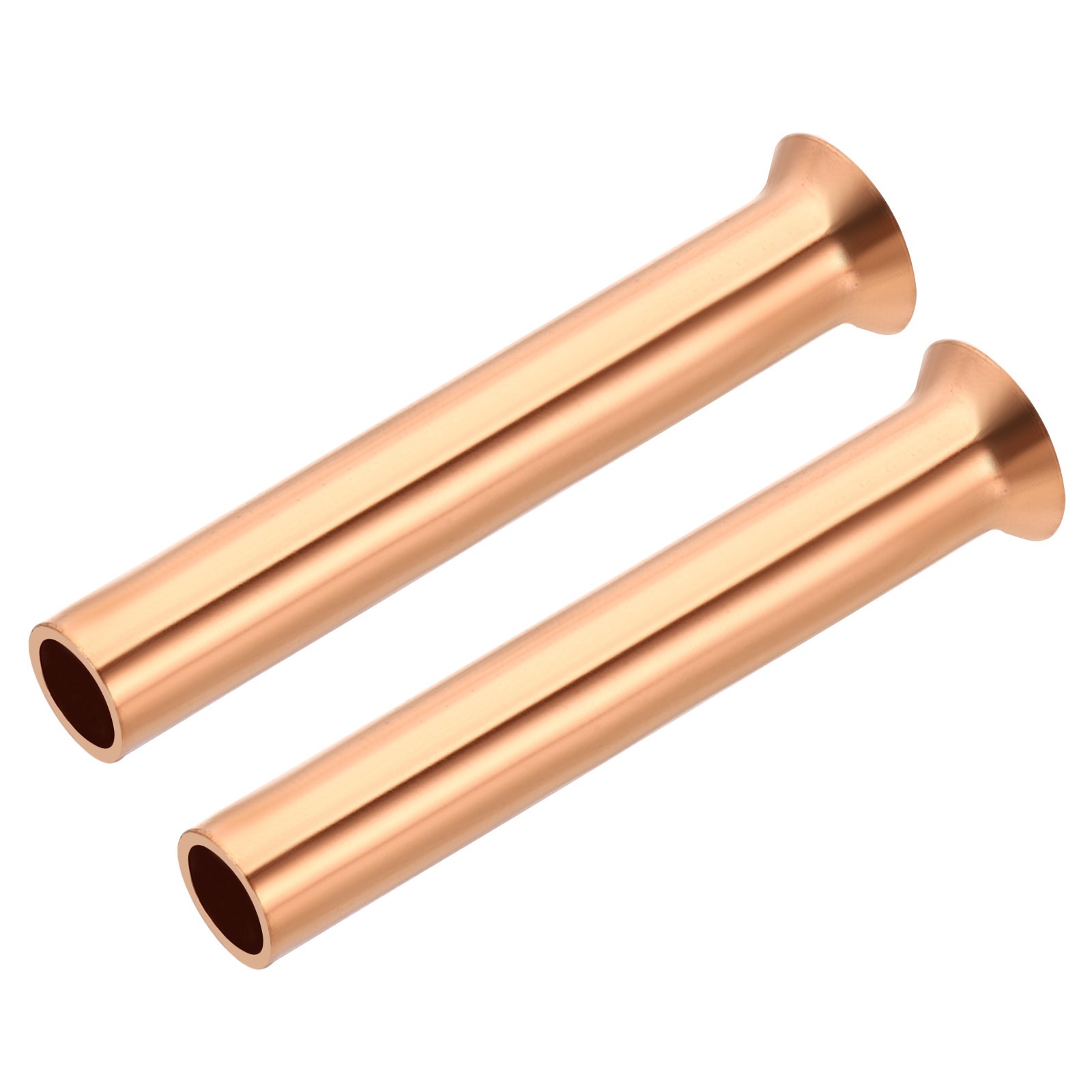 3/8" (9.52mm) OD Copper Flare Tube Fitting for Refrigeration Plumbing, 2pcs