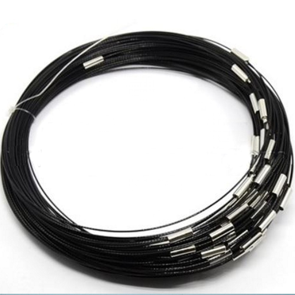 5 X MEMORY WIRE NECKLACES, APPROX 17.5 INCH LONG IN MANY COLOURS BLACK GREY N02
