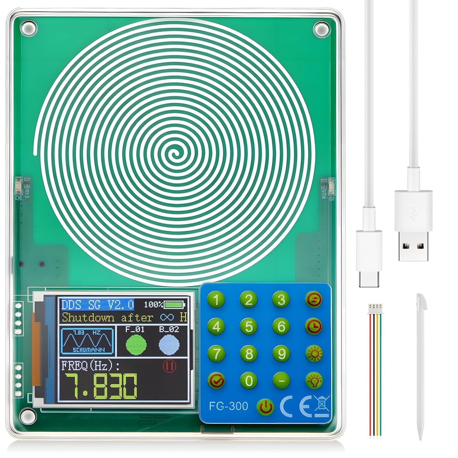 Adjustable Schumann Resonance Generator Sound Frequency Rife Machine Healing