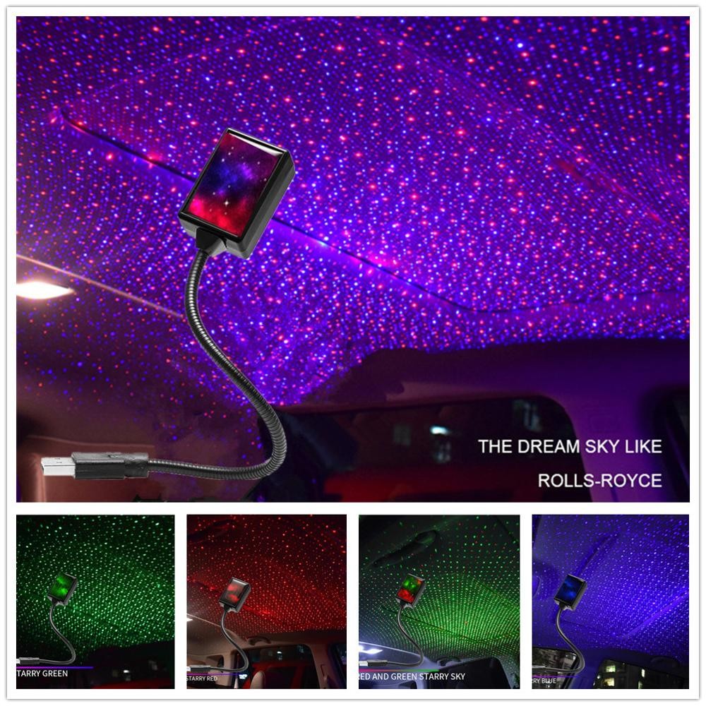 Star Light Projector Party Lights USB LED Light Interior Lighting LED Interior C