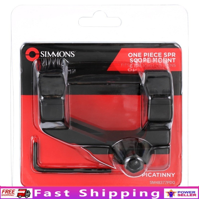 One Piece Mount 1inch 30mm Optics Picatinny Rail Aluminum Forward Cantilever New