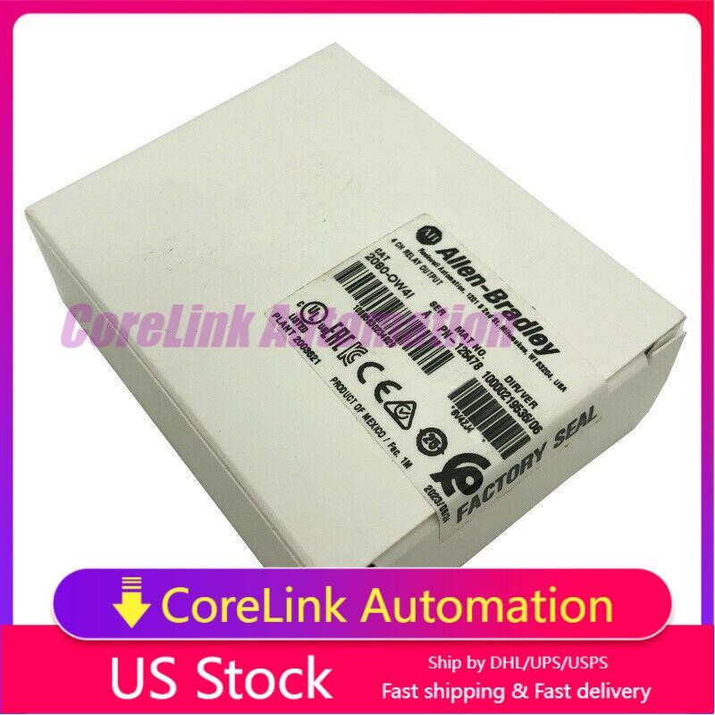 2023 NEW Factory Sealed Allen Bradley 2080-OW4I Micro 800 Relay Output 2080OW4I