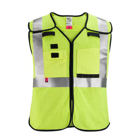 Milwaukee Tool 48-73-5214 Ar/Fr Cat.1 High Visibility Vest 4Xl/5Xl Class 2 X