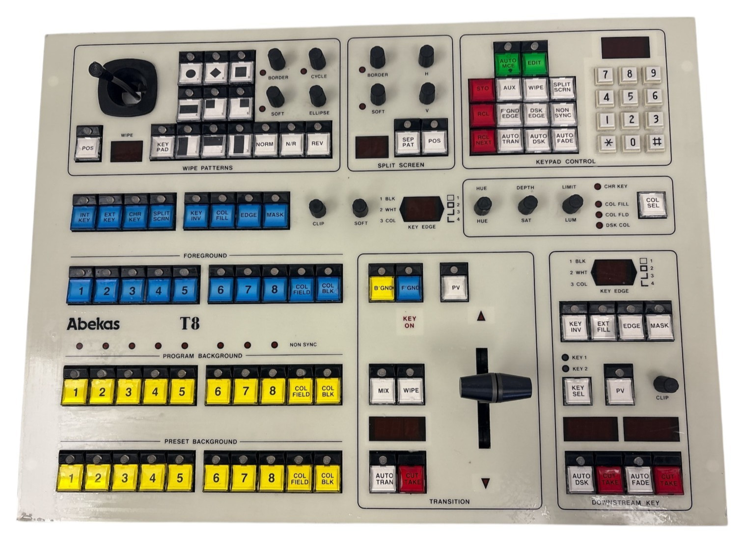 ABEKAS T8CN CP video switcher control panel