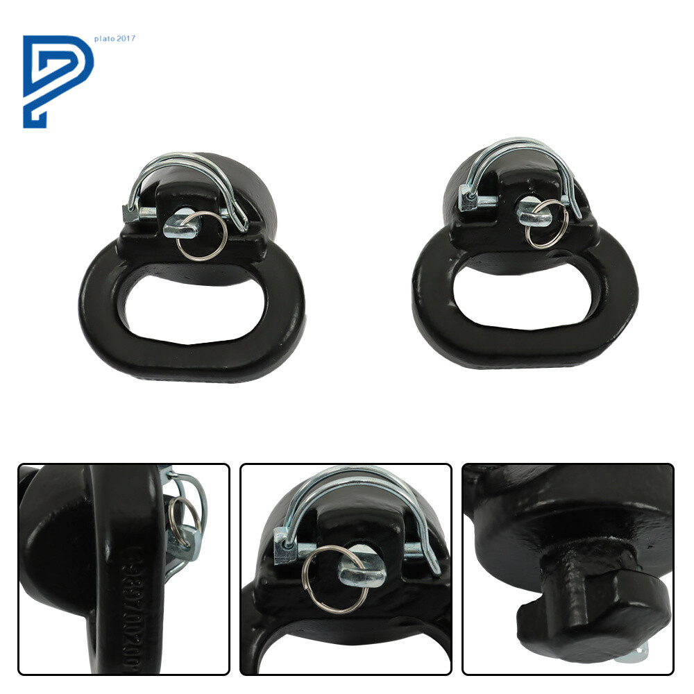 Puck System 2-5/16" Gooseneck Ball & Safety Chain Anchor Kit 60638 For Ram Truck