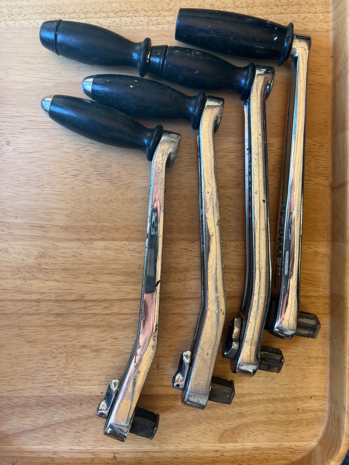 chrome sailing winch handles