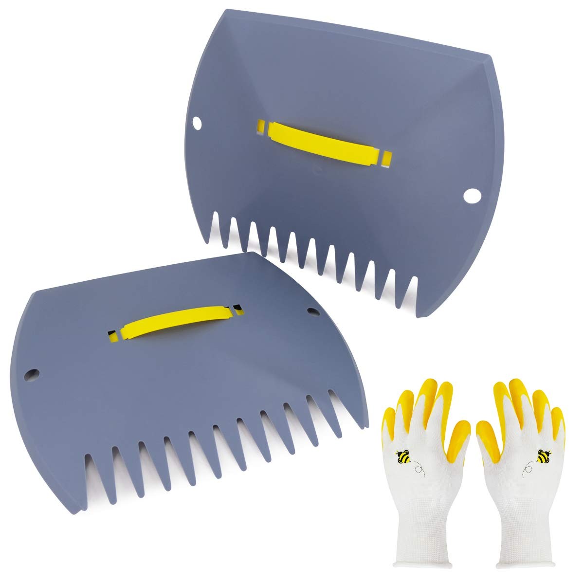 Leaf Scoops and Claws, Lightweight Leaf Grabber Claws, Yard Scoops for Leaves...