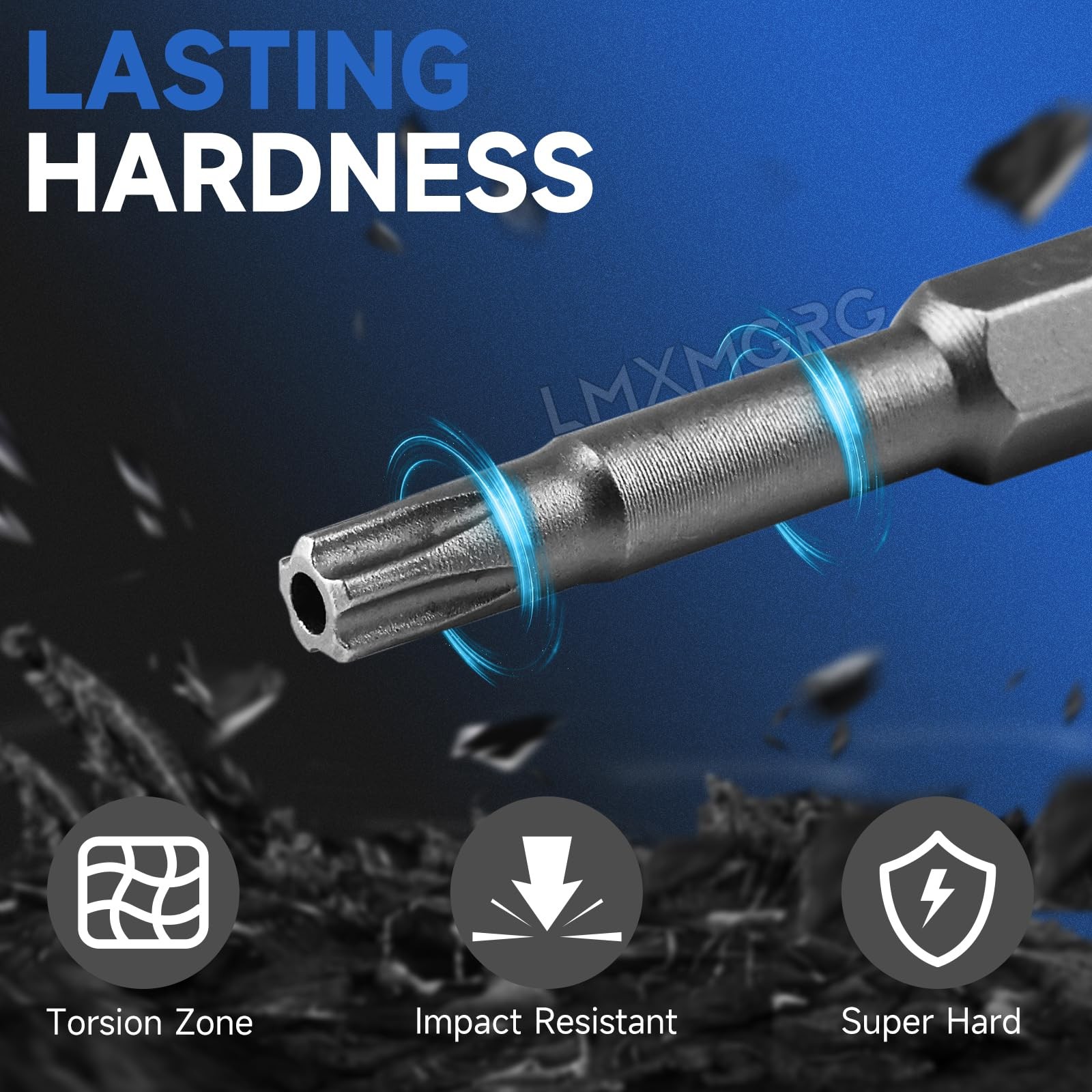 LMXMGRG 5 Point Security Torx Bit Set 10pcs Star Bits 5 point, 50mm/2inch