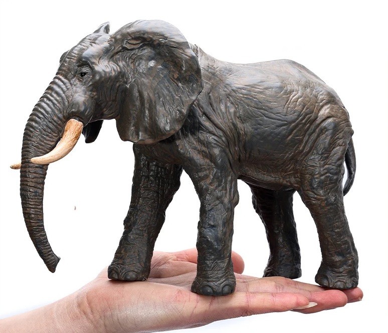 Elephant Animal Figure Toy PVC Wildlife Small Figurine Birthday Gifts