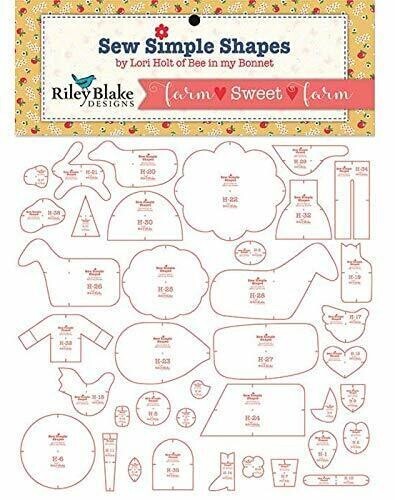Lori Holt Farm Sweet Farm Sew Simple Shapes 38 Piece *STT-11131*