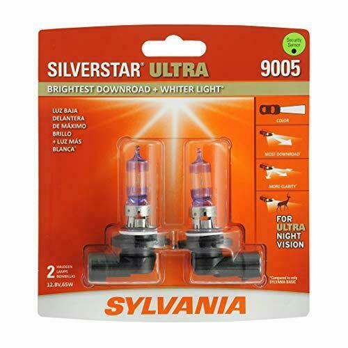 SYLVANIA 9005 SilverStar Ultra 12.8V 65W Halogen Headlight Bulb - Pack of 2