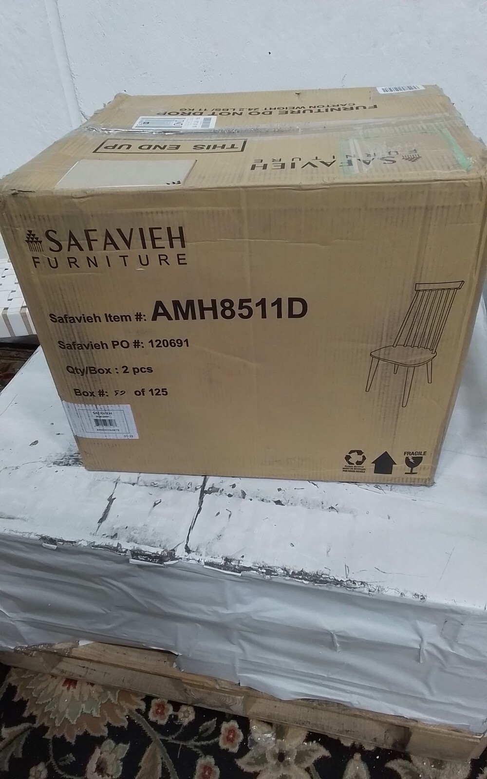 Safavieh BURRIS SIDE CHAIR, Reduced Price 2172746742 AMH8511D