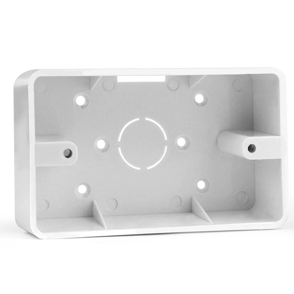 Exterior Mount 118 Type Switch and Socket Enclosure White PC 119x73x33 mm