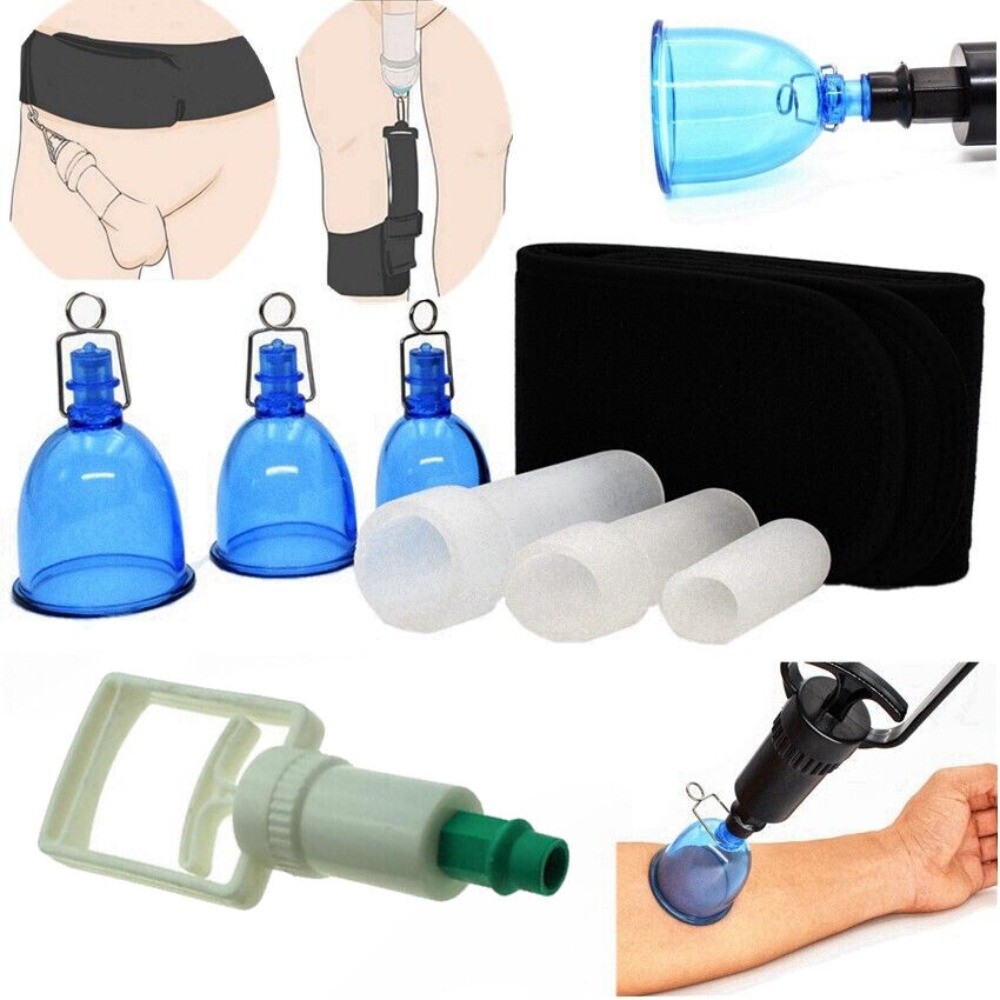 Male Extender Penis Stretcher Enlargement Vacuum Cup Enhancement Hanger Supply