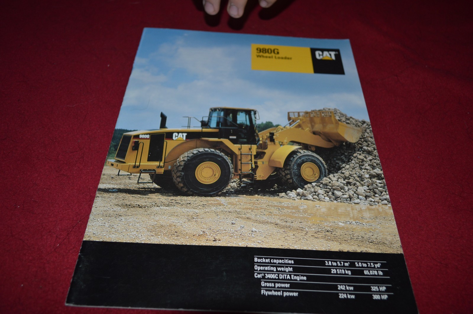 Caterpillar 980G Wheel Loader Dealer's Brochure DCPA4 ver3