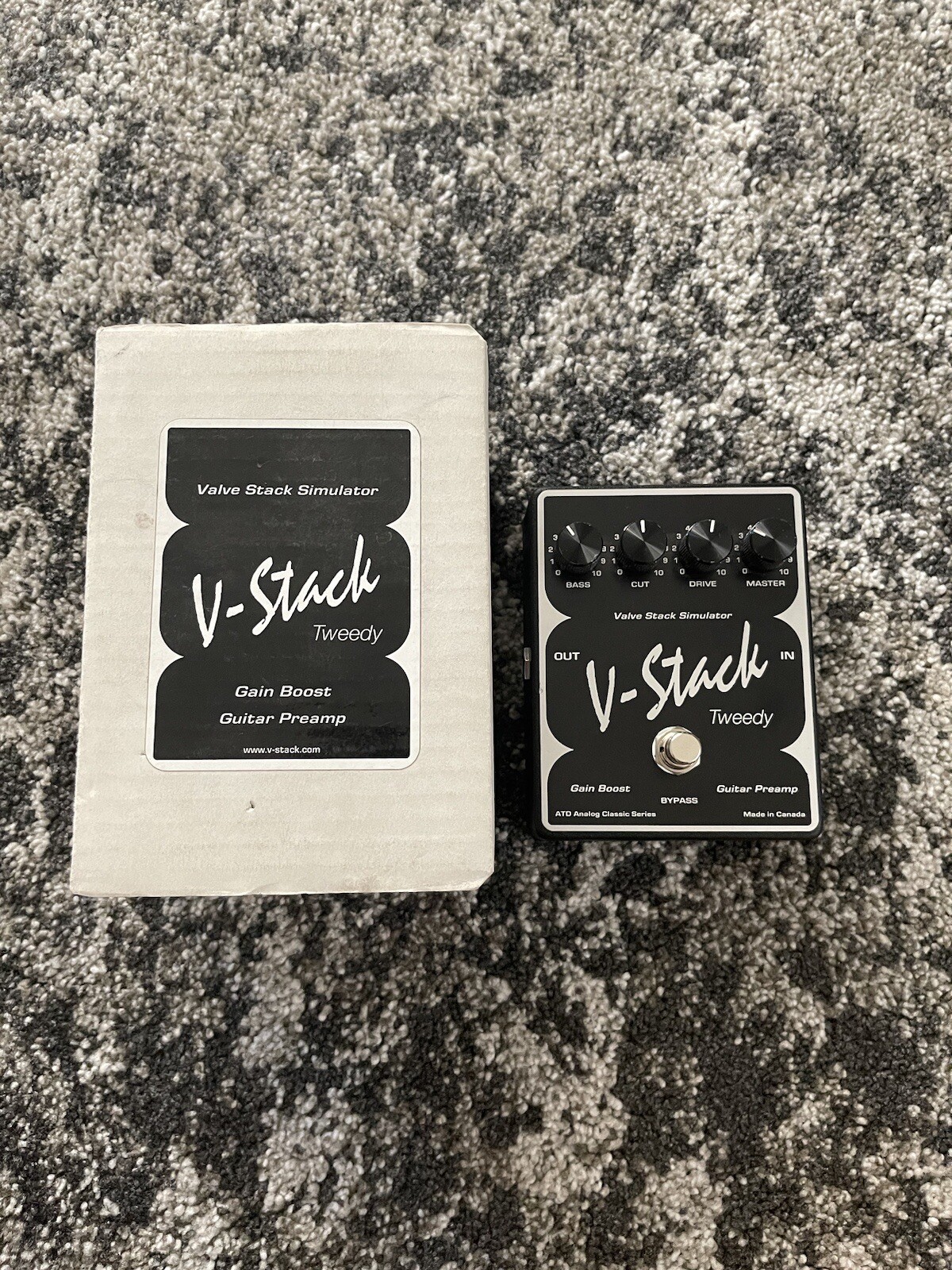 V-Stack Tweedy ATD Analog Classic Series Preamp Overdrive Guitar Effect Pedal