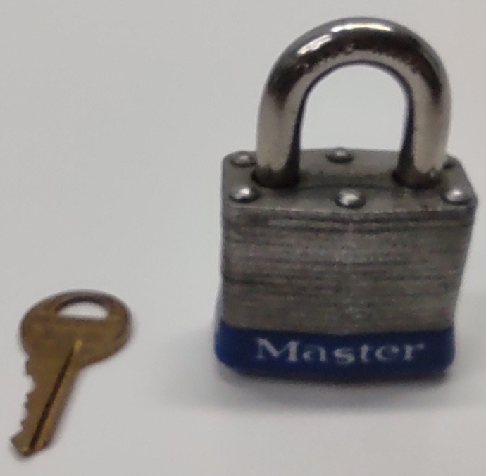 Masterlock No. 3 Padlock Hardened Lubricated