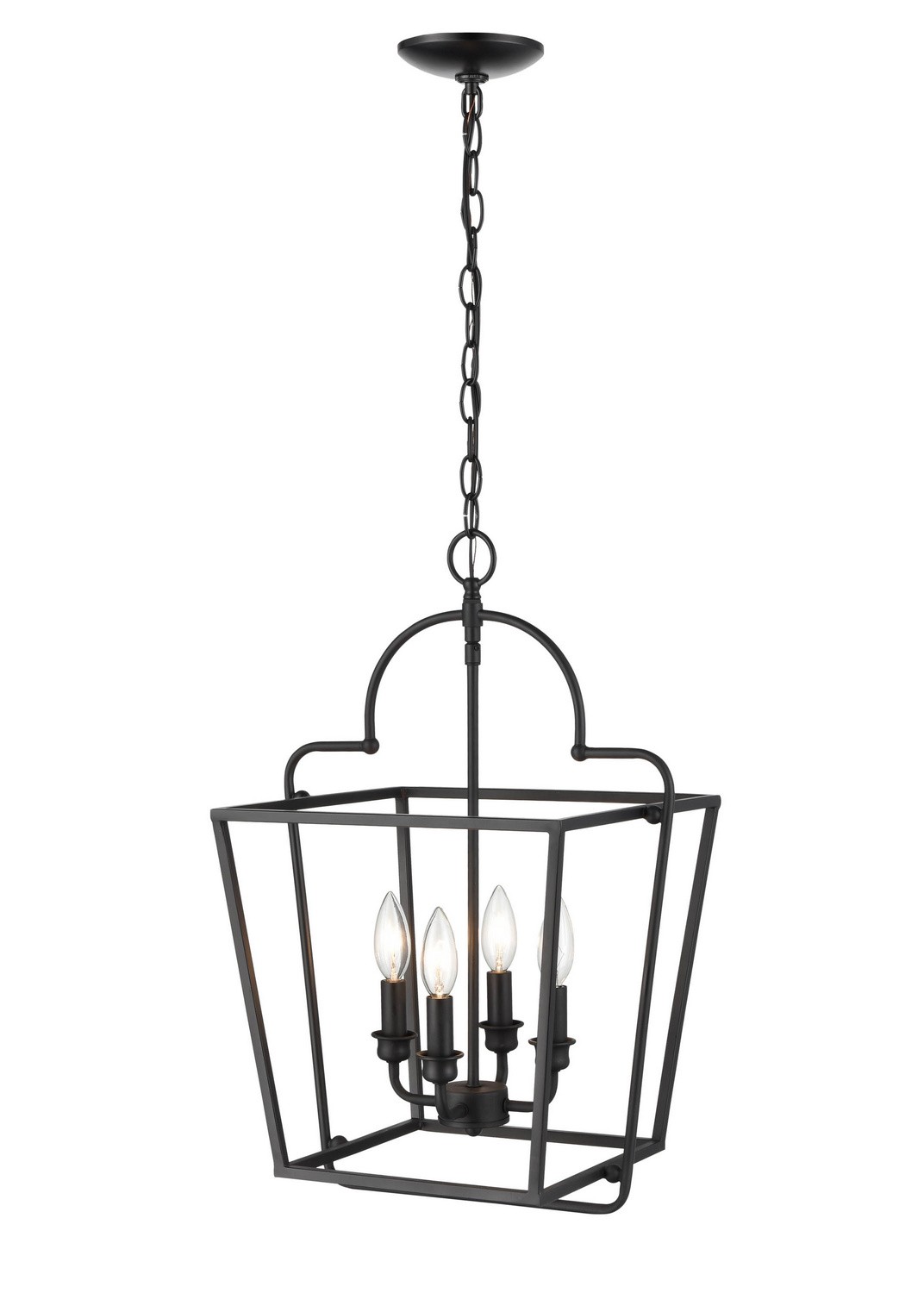 Millennium 15" Open Frame - Black 4-Light