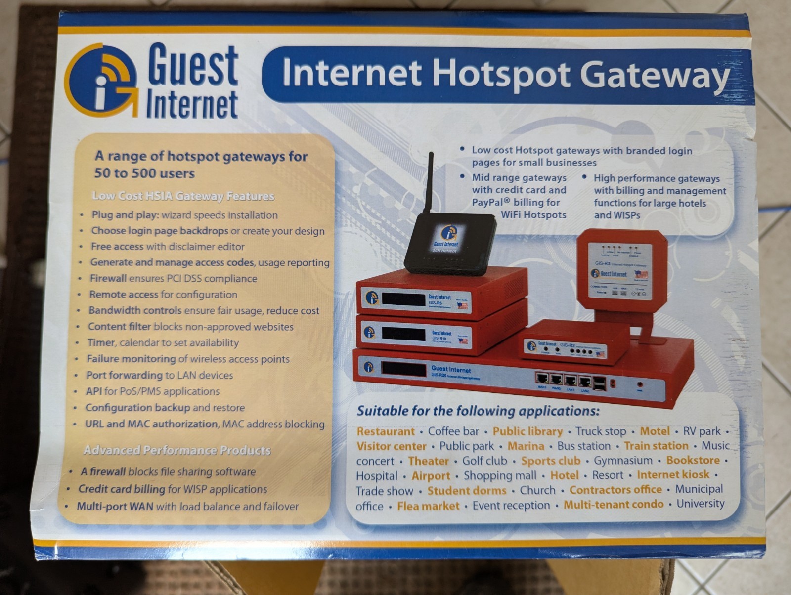 Guest Internet Systems GIS-R2 - NEW IN BOX