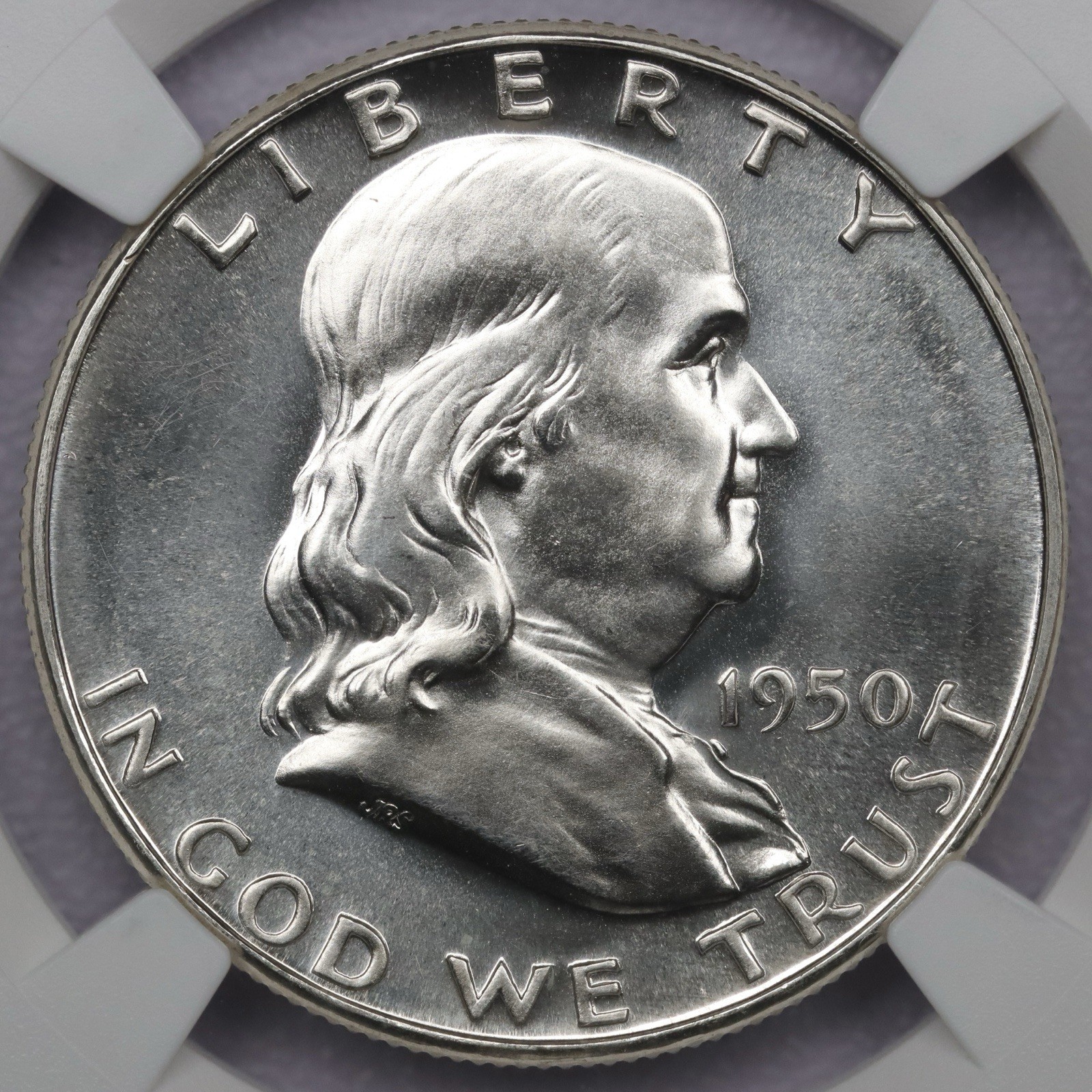 1950 50c Franklin Half Dollar - NGC PF 65