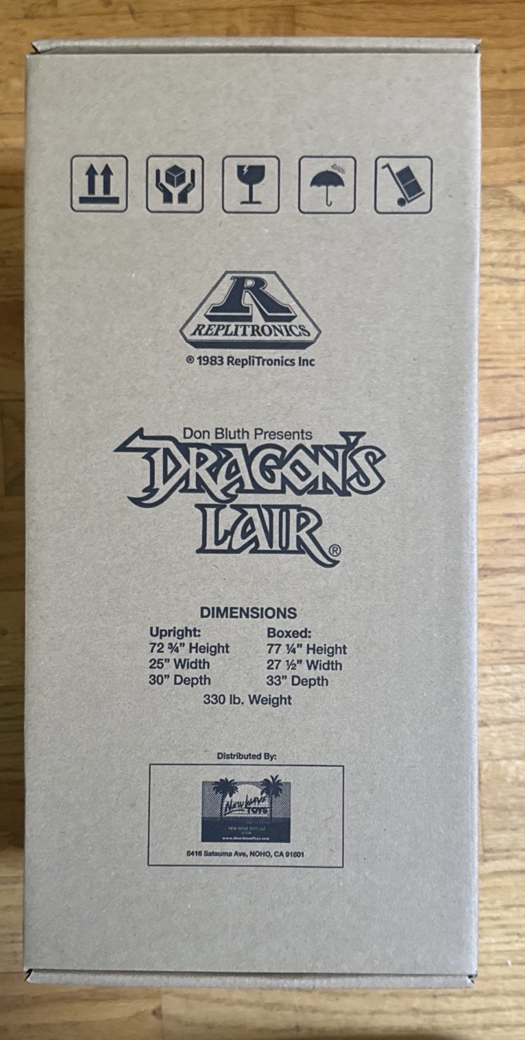 New Wave Toys Dragon's Lair Replicade First print edition