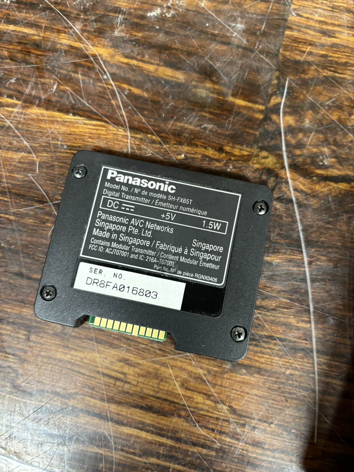Panasonic SH-FX65T Transmitter and remote control for BD player