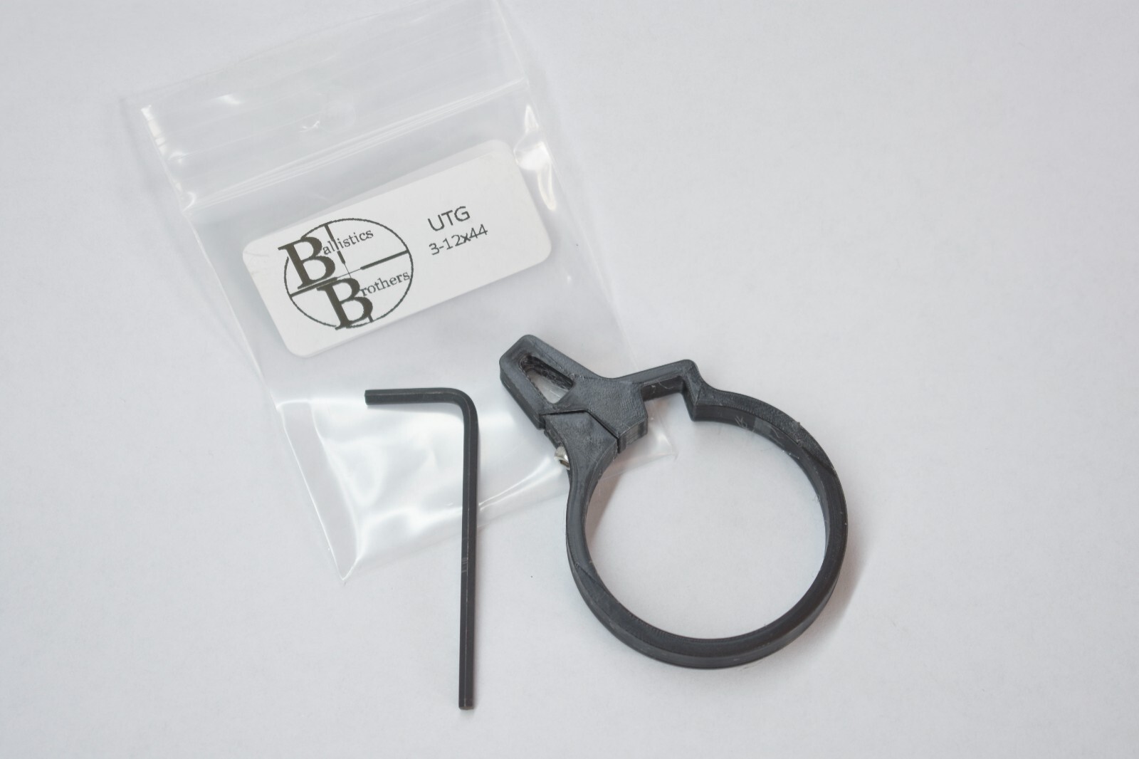 Carbon Fiber Reinforced Scope Quick Throw Lever for a UTG 3-12x44 Riflescope