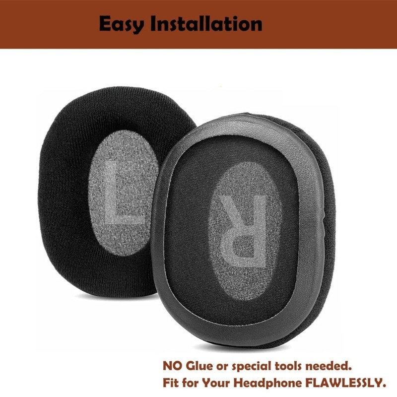 Ear Cushions Easy to Install Ear Pad 1 Pair for Creative Sound H5 H7 Headphones