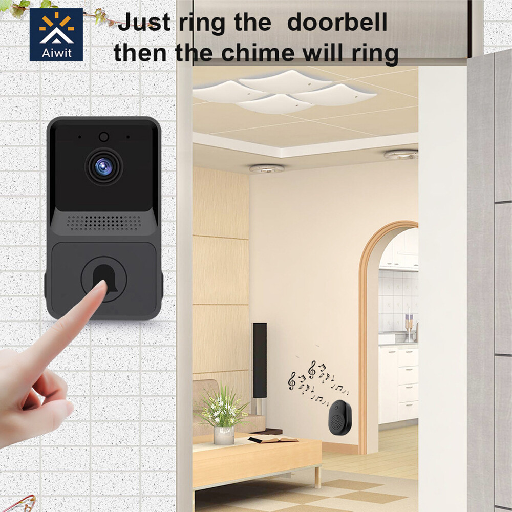 HD Wireless Video Doorbell Smart Phone Door Ring Intercom Security Camera Bell