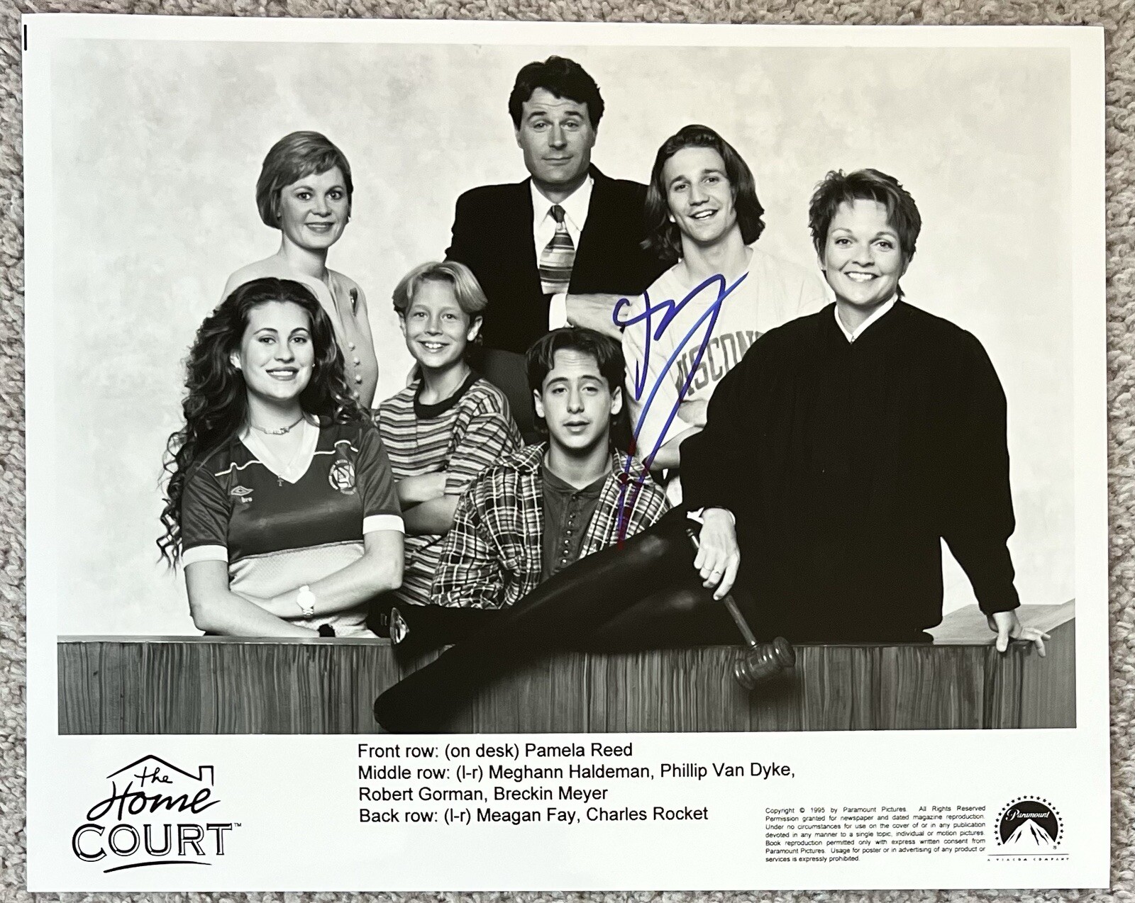 Breckin Meyer Signed In Person 8x10 RARE Promo Press Photo - The Home Court