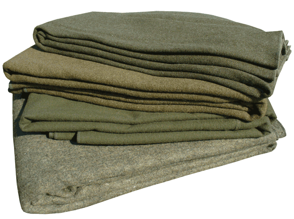 U.S. G.I MIXED WOOL BLANKETS