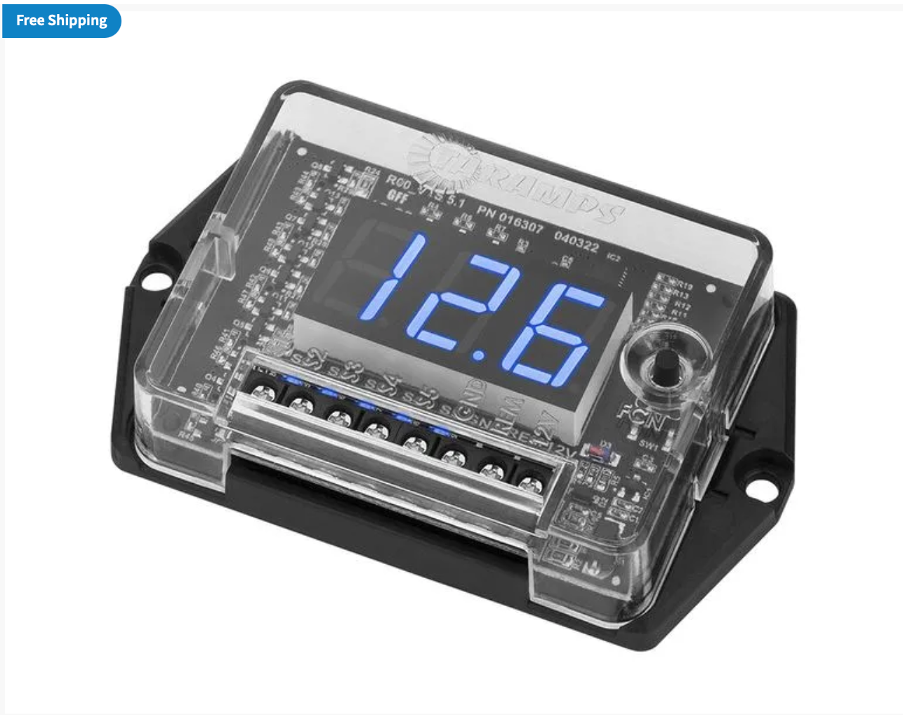 TARAMPS AUTOMOTIVE DIGITAL VOLTMETER AND SEQUENCER VTS 5.1