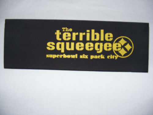 Pittsburgh Steeler Terrible Squeegee, Cham Easy/Shammy