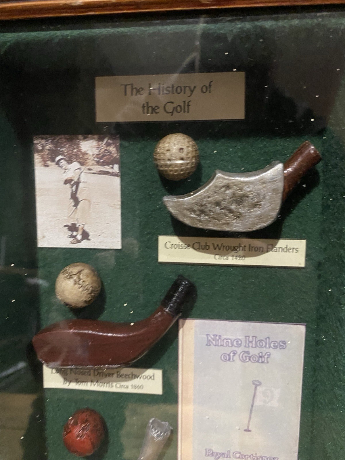 History Of Golf , Shadowbox Picture
